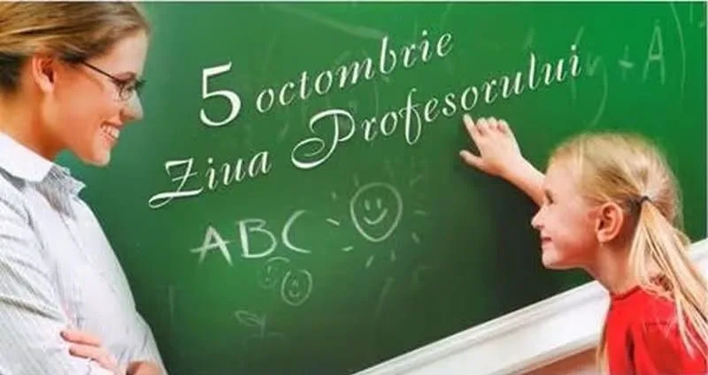 5 octombrie - Ziua Mondială a Profesorilor