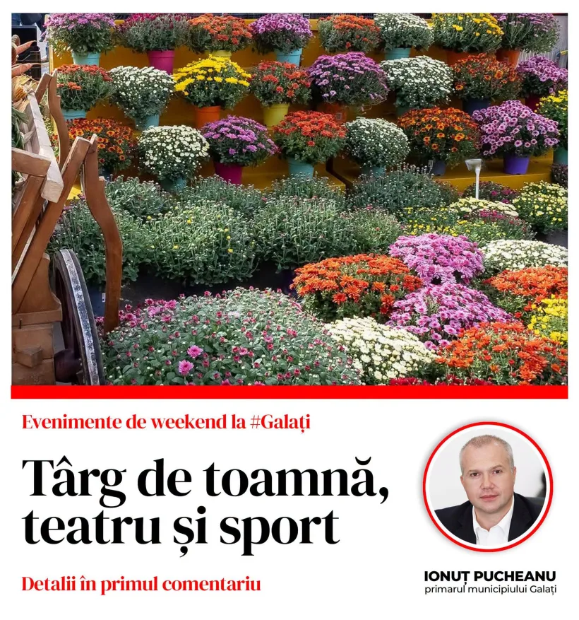 Evenimente de weekend în Galați