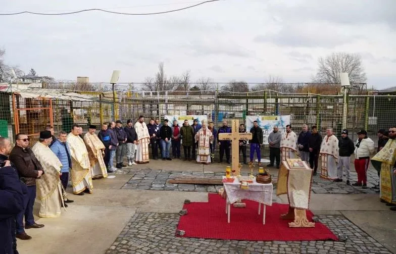 S-a pus piatra de temelie pentru un nou lăcaș de cult la Penitenciarul Galați