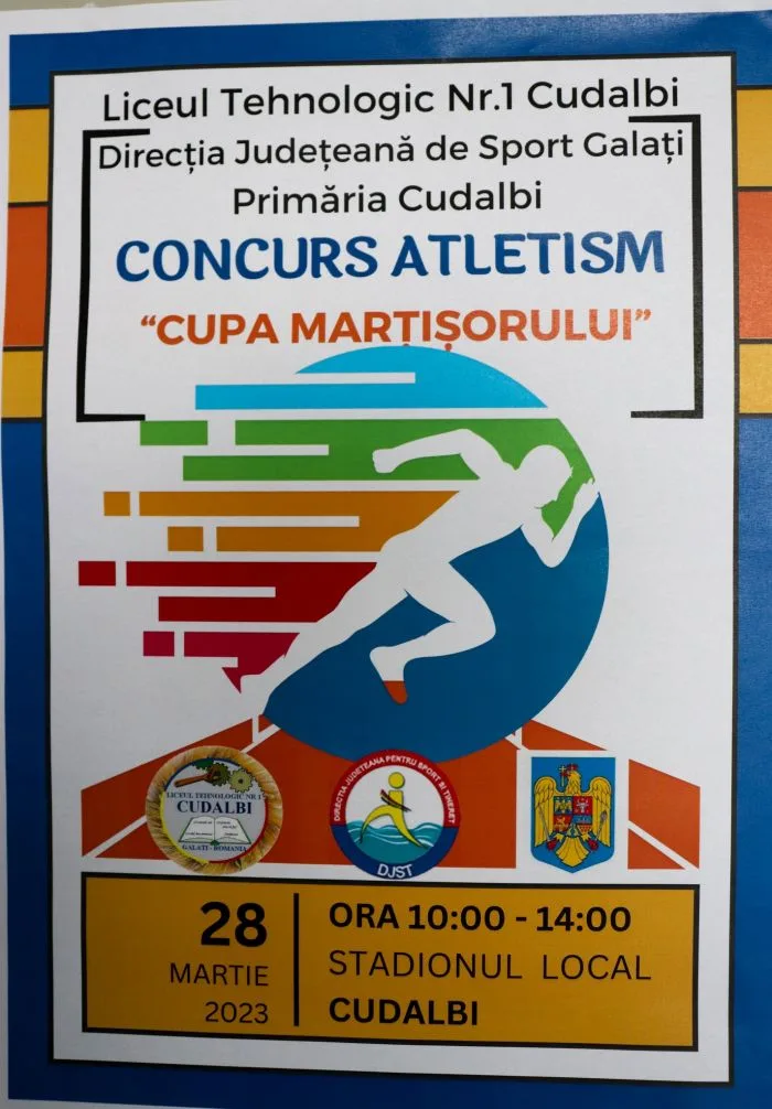 ”Cupa Mărțișorului” la atletism școlar în Cudalbi