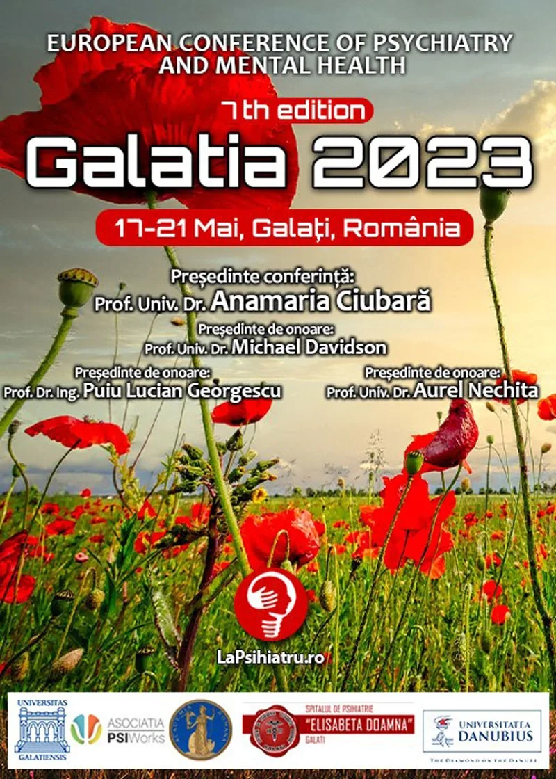 Conferința Europeană de Psihiatrie și Sănătate Mintală „Galatia 2023”