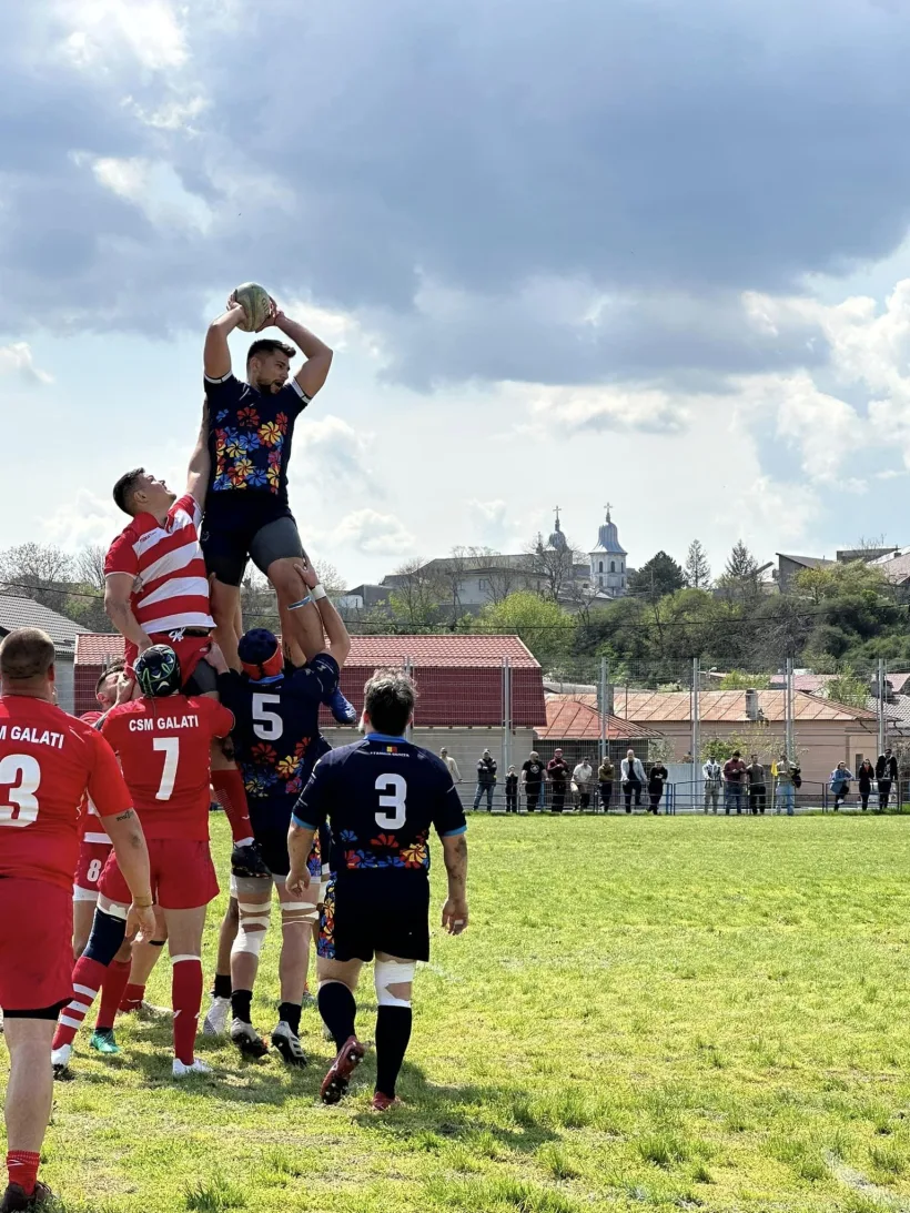 Rugbiştii de la CSM Galaţi au spart gheaţa