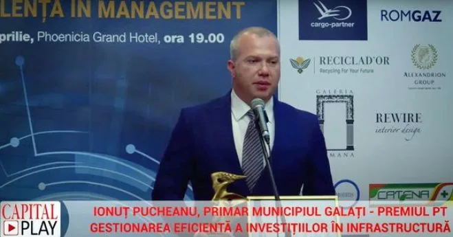 Primăria Galați a fost premiată în cadrul „Galei Capital Excelența în Management”