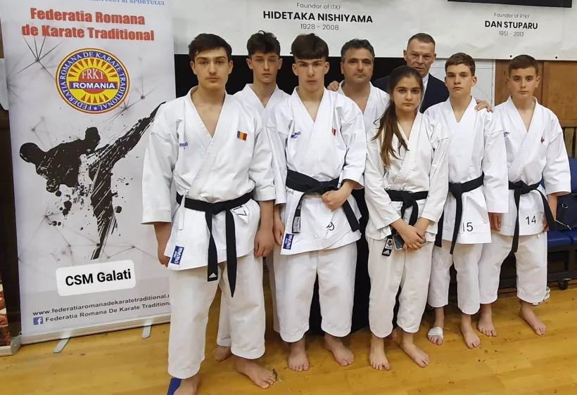 42 de medalii pentru karateka gălăţeni de la Kodo, Meikyo şi CSM