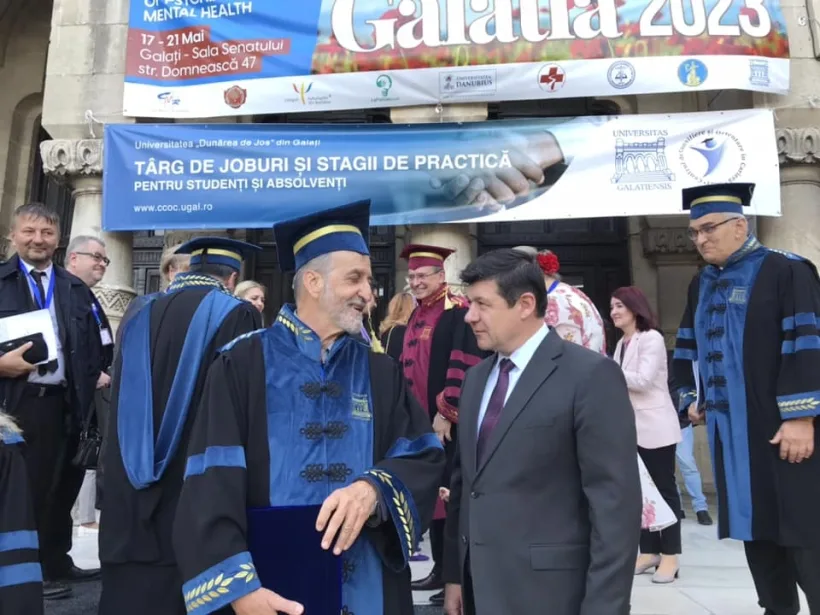Eveniment medical internațional, la Galați. A fost prezent și unul dintre cei mai cunoscuți psihiatri din SUA