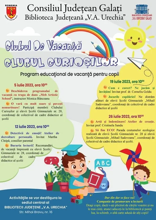 Clubul Curioşilor 2023