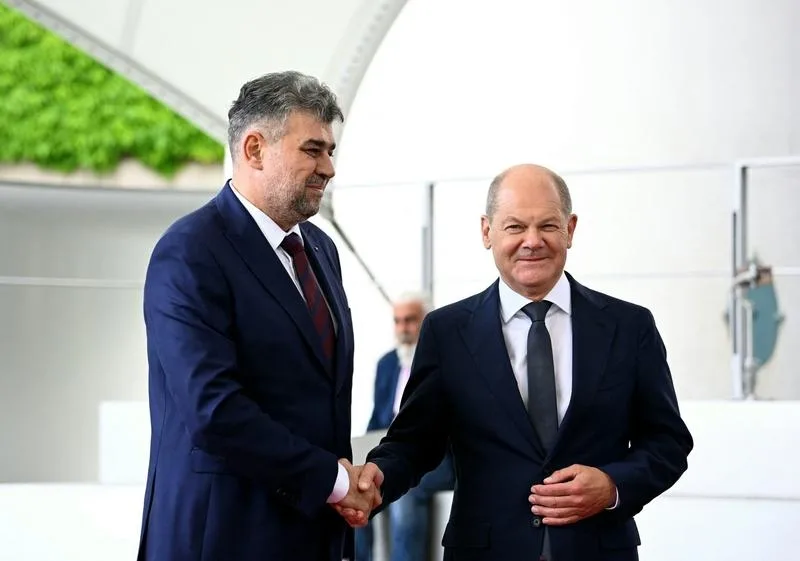 Premierul Ciolacu s-a întâlnit cu Olaf Scholz: „Cred că pe teritoriul României trebuie să existe trupe germane permanente”