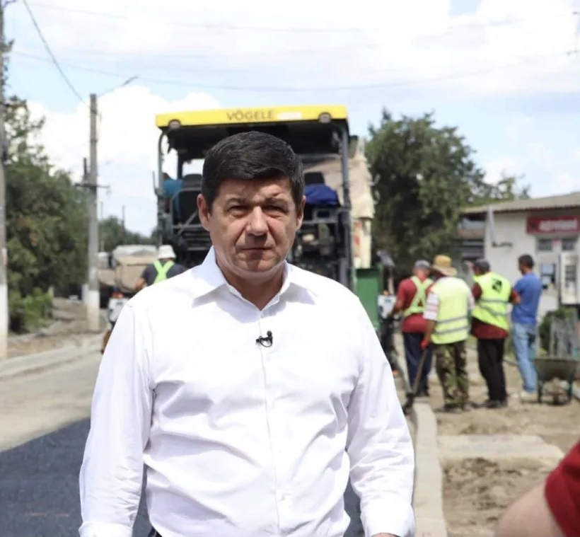 Președintele CJ Galați, Costel Fotea: Cel mai circulat drum din Berești este modernizat de la zero