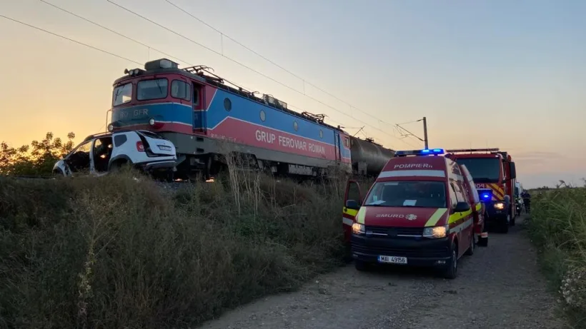 Patru morți și un rănit grav într-un accident de tren pe raza  SRCF Galați