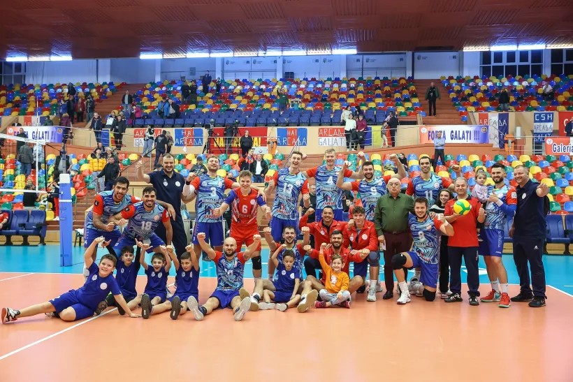 A doua victorie de trei puncte pentru CSM Arcada în preliminariile CEV Champions League