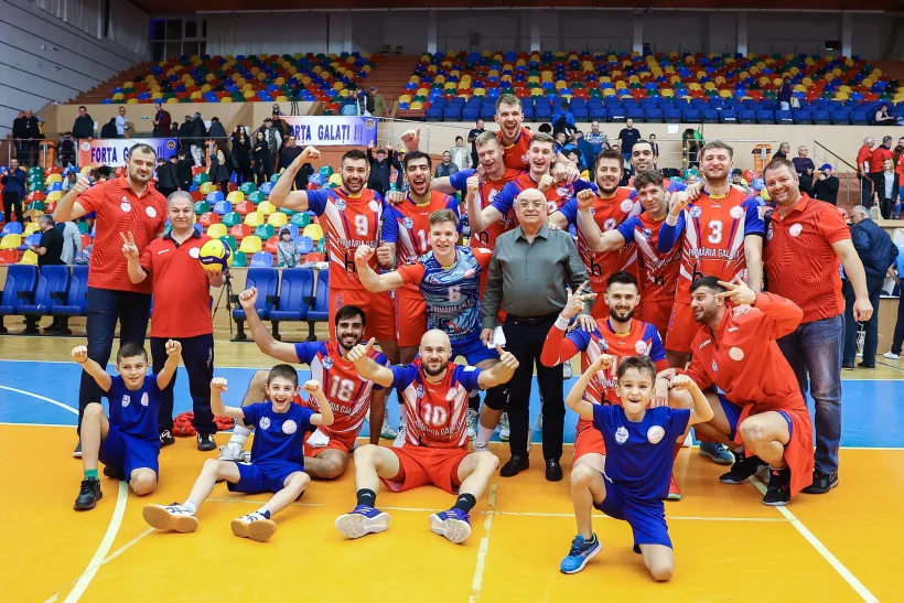 CSM Arcada joacă primul meci la Galați în grupele principale din CEV Champions League