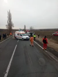 Accident cu trei victime în județul Galați. Intervine elicopterul SMURD