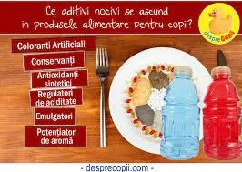 Semnal de alarmă în privința aditivilor alimentari: sunt periculoși pentru copii!
