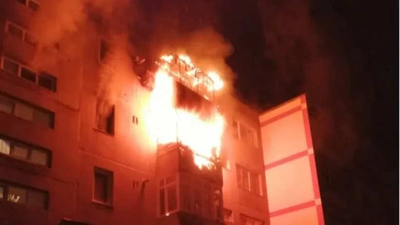 Incendiu într-un bloc din Galați: o femeie a murit, 24 de locatari evacuați