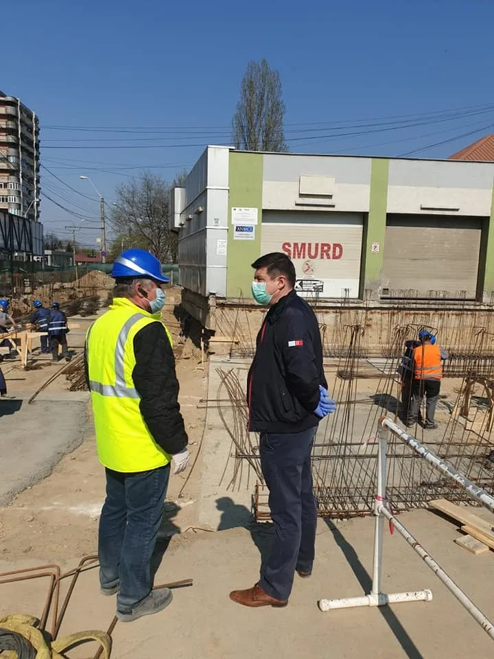 Lucrările la Unitatea de Primiri Urgențe a Spitalului Județean din Galați, în grafic