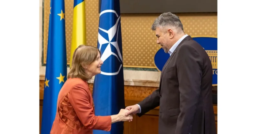 Premierul Marcel Ciolacu, întrevedere cu ambasadorul SUA în România: au discutat despre economie și apărare