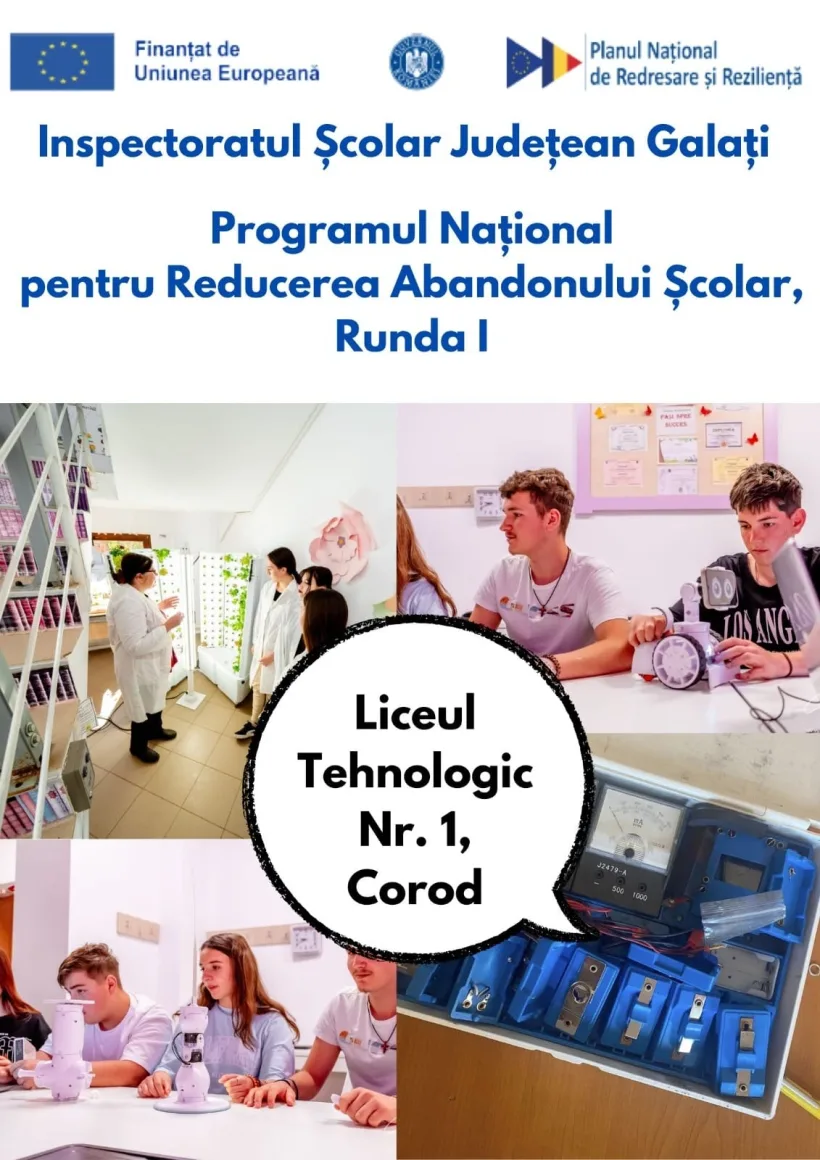 (Și) la Corod ajunge sprijinul financiar pentru prevenirea abandonului școlar