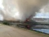 Incendiu puternic la groapa de gunoi a Galațiului