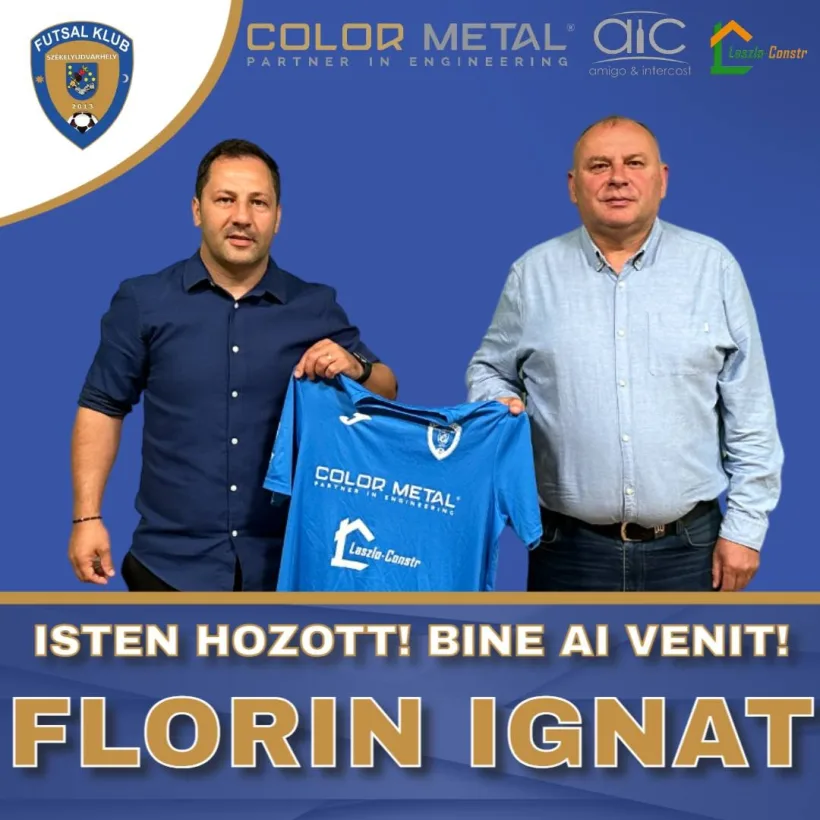 Florin Ignat a plecat de la United și a ales FK Odorheiu Secuiesc