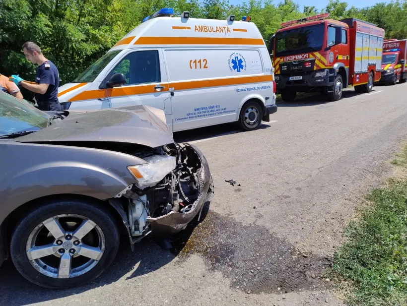Accident cu cinci victime în județul Galați
