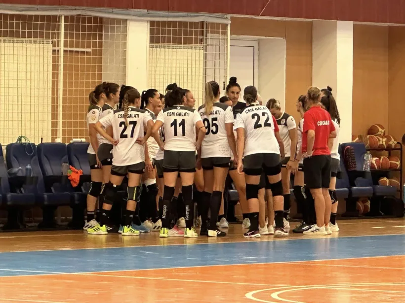 Victorie amicală pentru handbalistele de la CSM Galaţi
