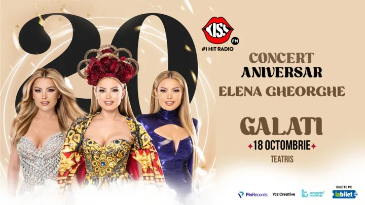 Concert aniversar Elena Gheorghe la Galaţi