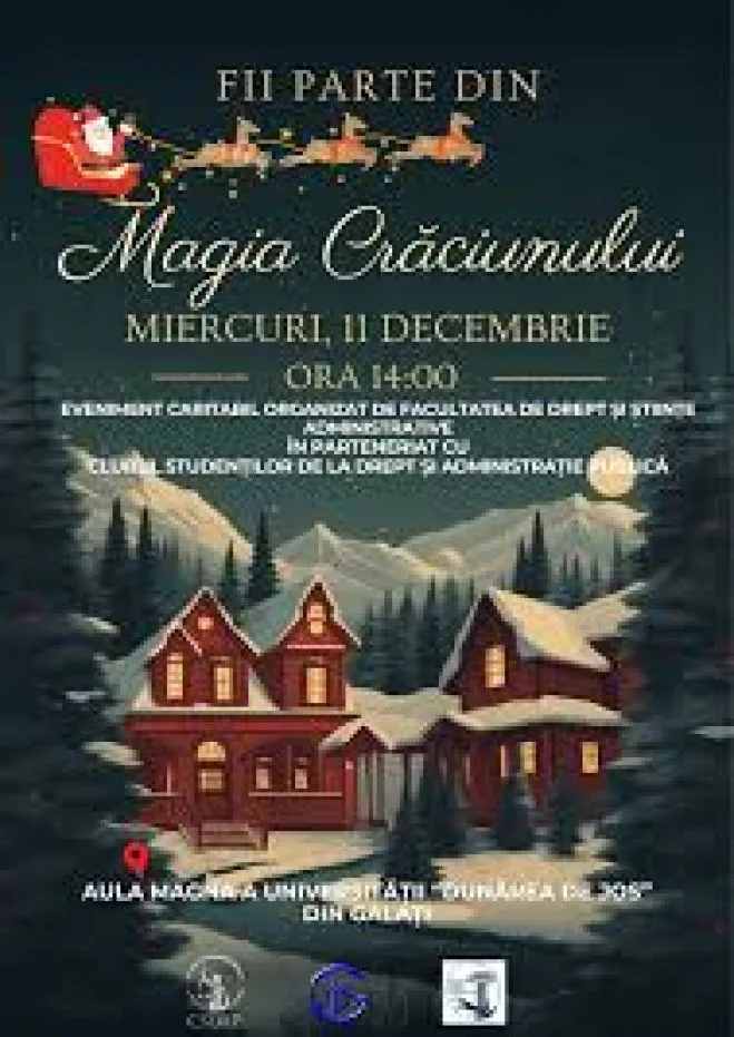 „Fii parte din Magia Crăciunului”, eveniment caritabil