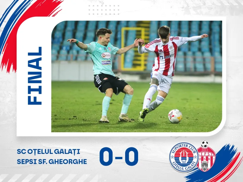 Oțelul, eliminată din Cupa României