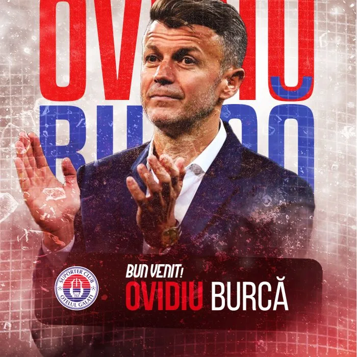 Ovidiu Burcă este antrenorul Oţelului