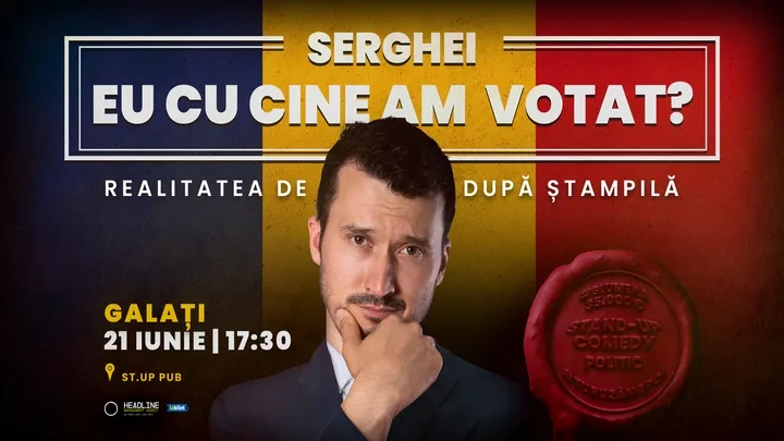 Stand-up Comedy politic cu SERGHEI - "Eu cu cine am votat?" - Early Show