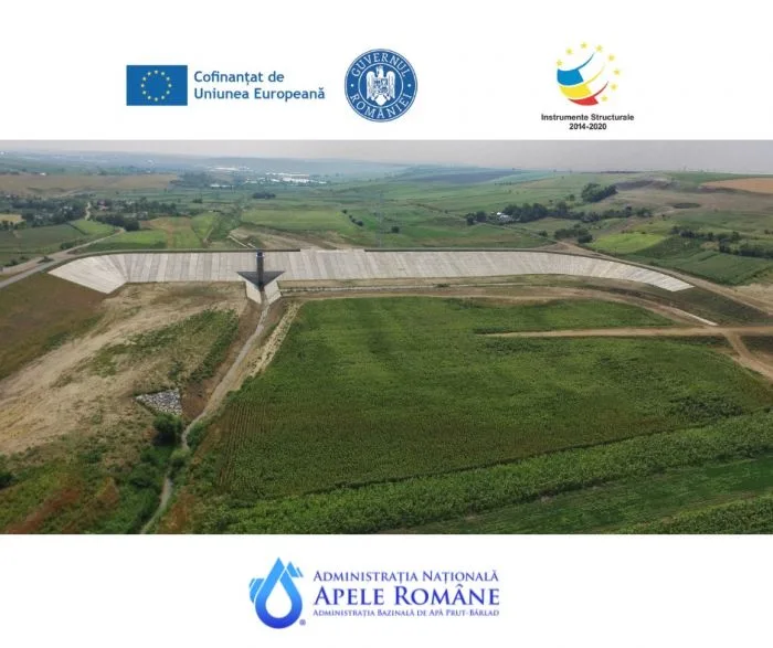 Proiect pentru reducerea riscului la inundații în bazinul hidrografic Prut-Bârlad, finalizat