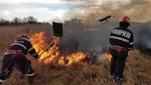 Incendierea vegetației uscate, interzisă prin lege. Ce sancțiuni riscă proprietarii de terenuri