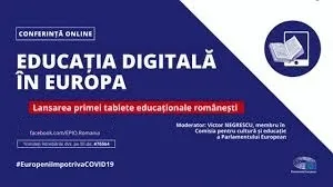 Prima tabletă românească lansată  la conferința virtuală "Educația digitală în Europa”