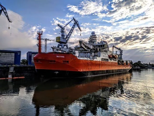 Spărgător de gheață pentru Antarctica construit în Șantierul Naval din Galați
