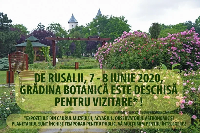 De Rusalii: Grădina Botanică și Grădina Zoologică Gârboavele, deschise pentru public