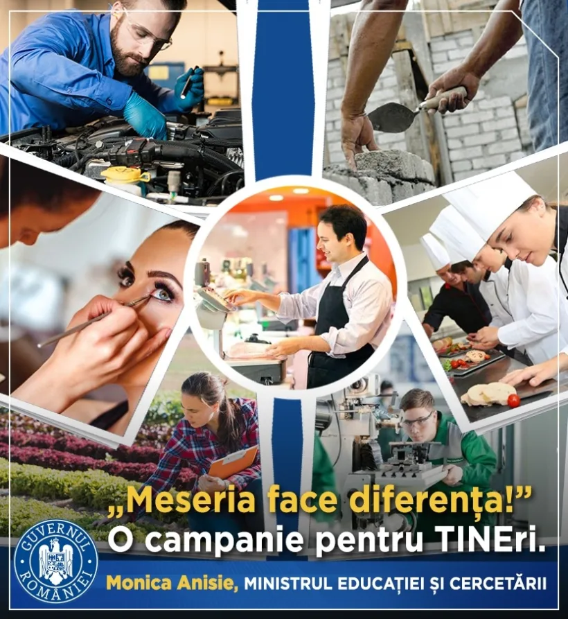 „Meseria face diferența!”- o campanie pentru tineri