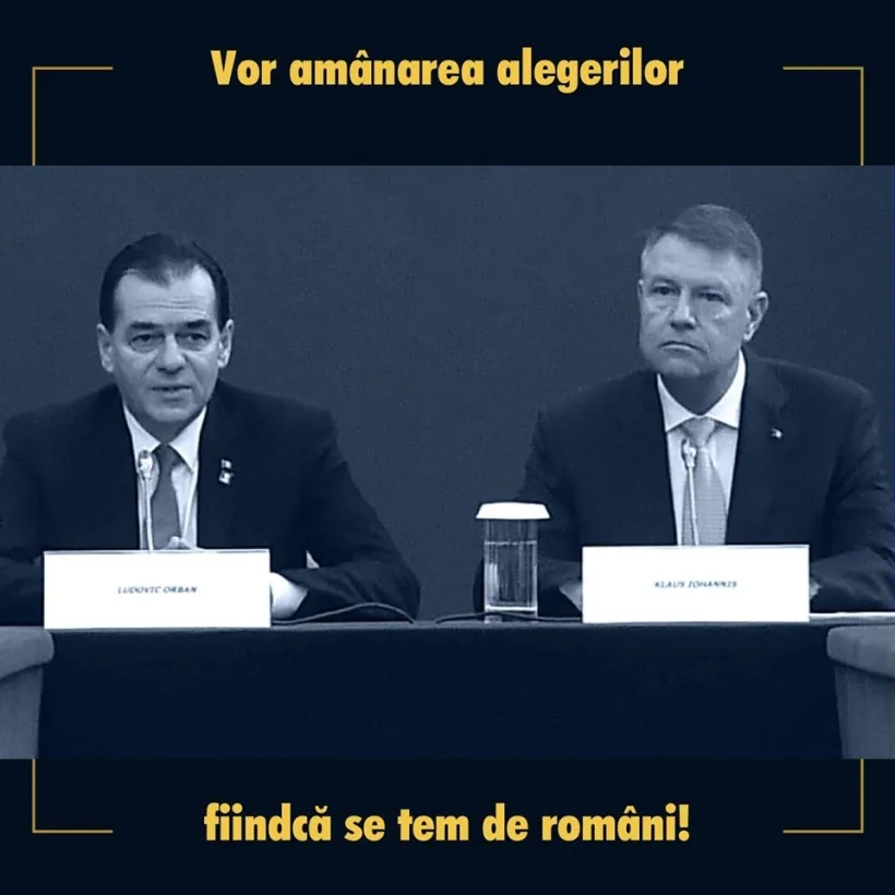 PSD:"Iohannis și Orban nu mai vor alegeri și folosesc pandemia pentru a fugi de votul românilor"