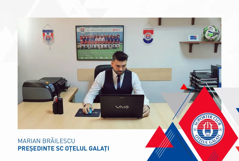 Marian Brăilescu, preşedinte Comitetul Director SC Oţelul: „Istoria clubului Oţelul ne obligă să îl reducem în elita fotbalului românesc”
