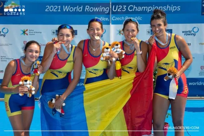 Bereșteanca Lorena Adriana Constantin, campioană mondială cu barca de 4+1 a României