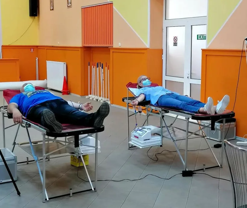 Campania mobilă de donare de sânge, derulată în mediul rural de Consiliul Județean Galați, un succes!
