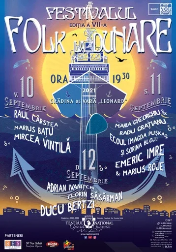Folk la Dunăre, ajuns la a VII-a ediţie la Teatrul Naţional „Nae Leonard”