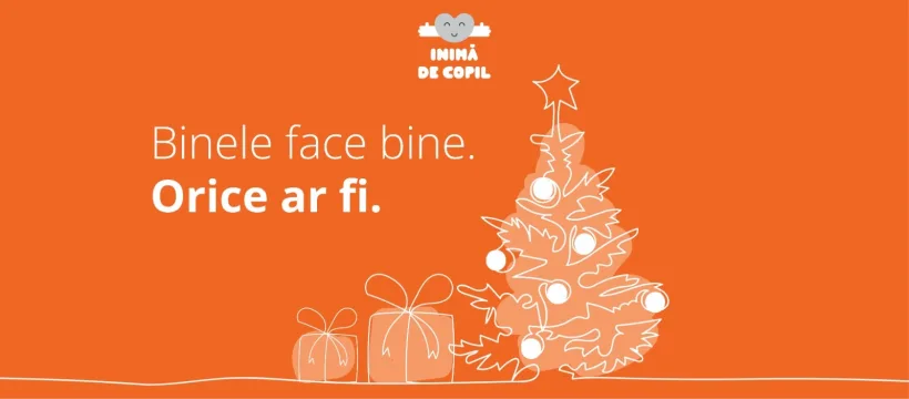 „Orice ar fi! Implică-te!”, campanie de Crăciun lansată de Fundația Inimă de Copil