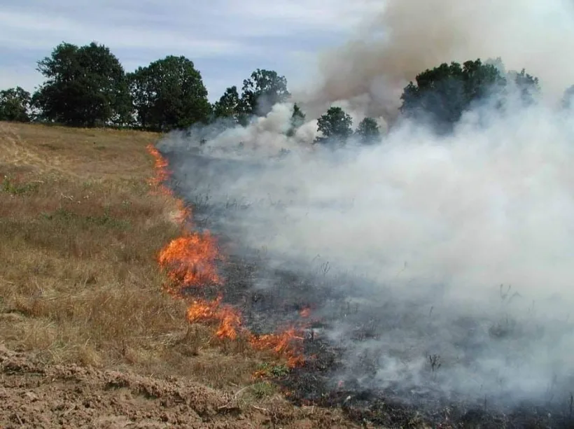 Controale comune ale ISU și Gărzii de Mediu Galați pentru stoparea fenomenului de incendiere a miriștilor