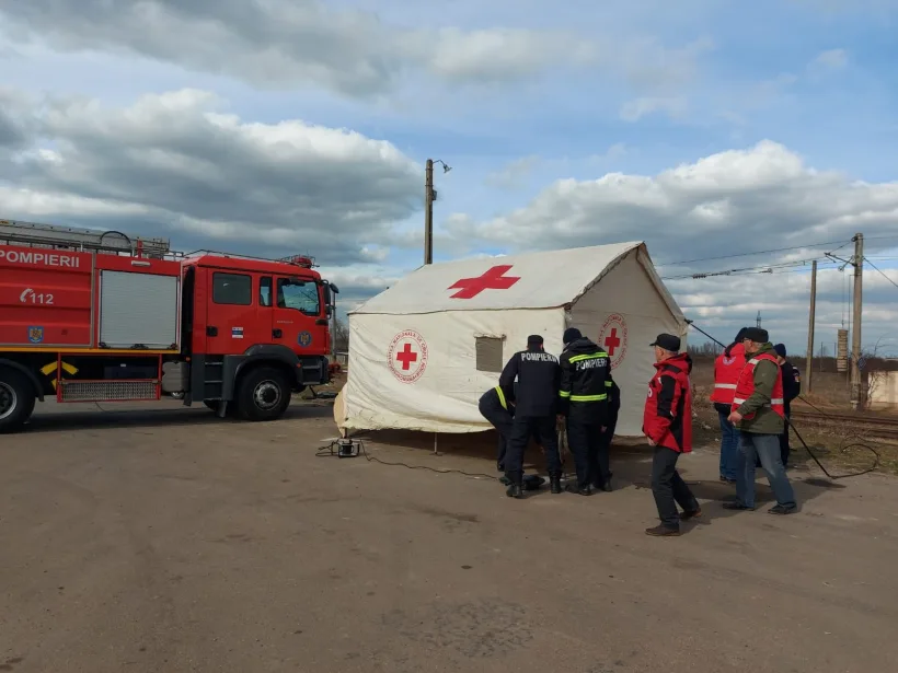 Punct de informare pentru cetățenii ucraineni, în zona Port Bazinul Nou din Galați: vor fi în permanență vorbitori de limbă ucraineană