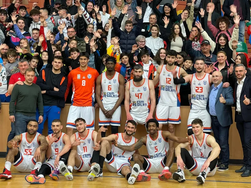 A opta victorie pentru baschetbaliştii de la CSM Galaţi