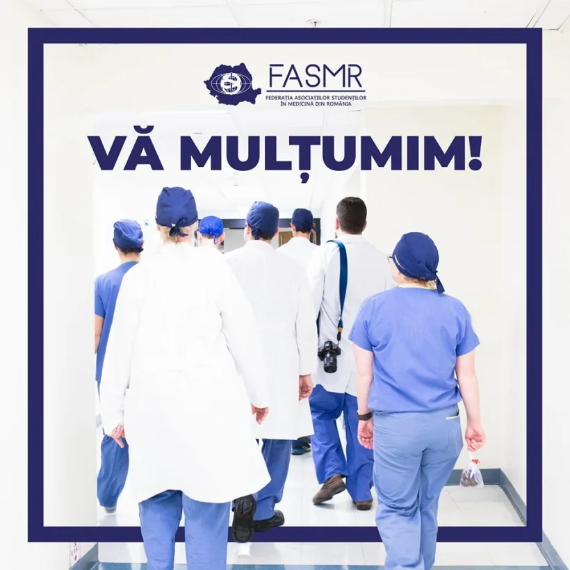 Studenții de la Facultatea de Medicină se înscriu voluntari  pentru a-i ajuta pe medici