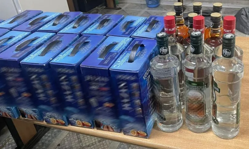 Băuturi spirtoase descoperite la Punctul de Trecere a Frontierei Galați rutier