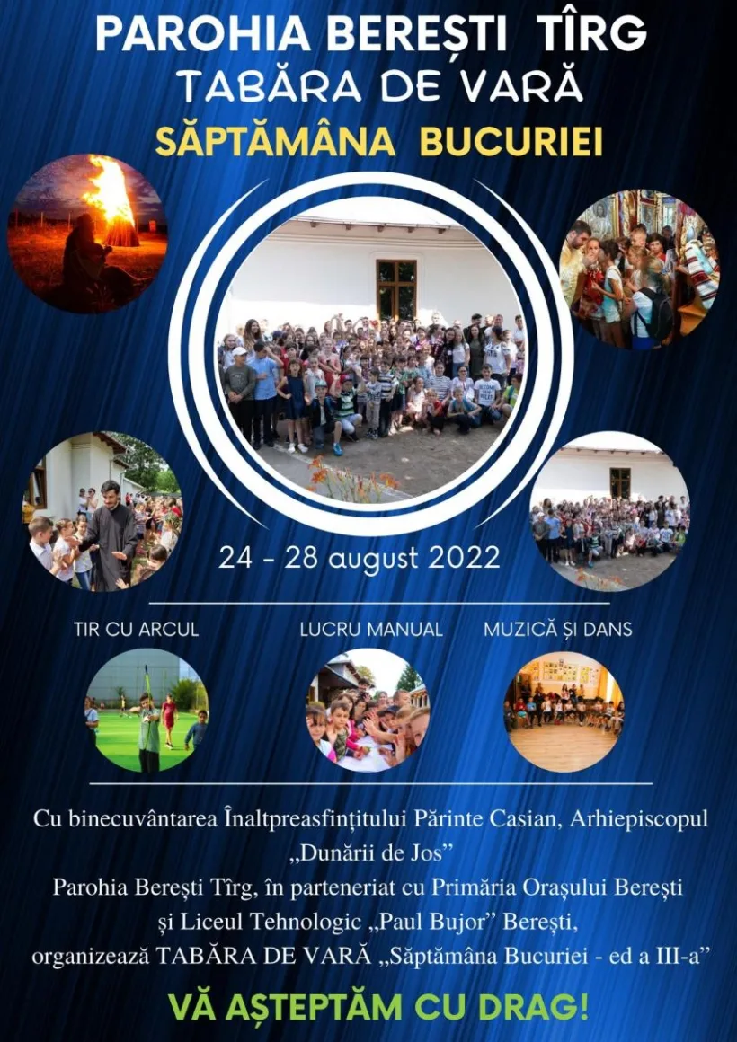 Tabără parohială de vară organizată în N județului
