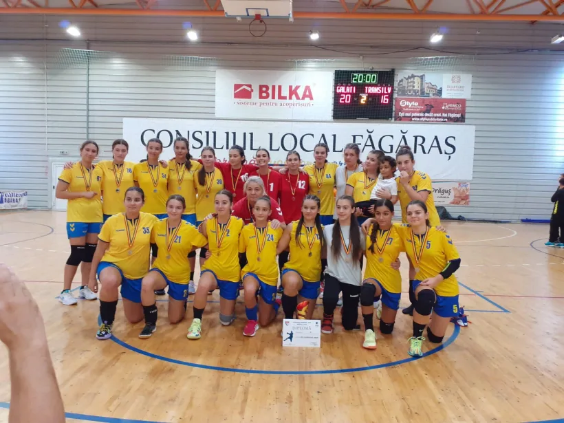 Olimpicele gălăţene au terminat pe locul 2 la Handbal Făgăraş Cup