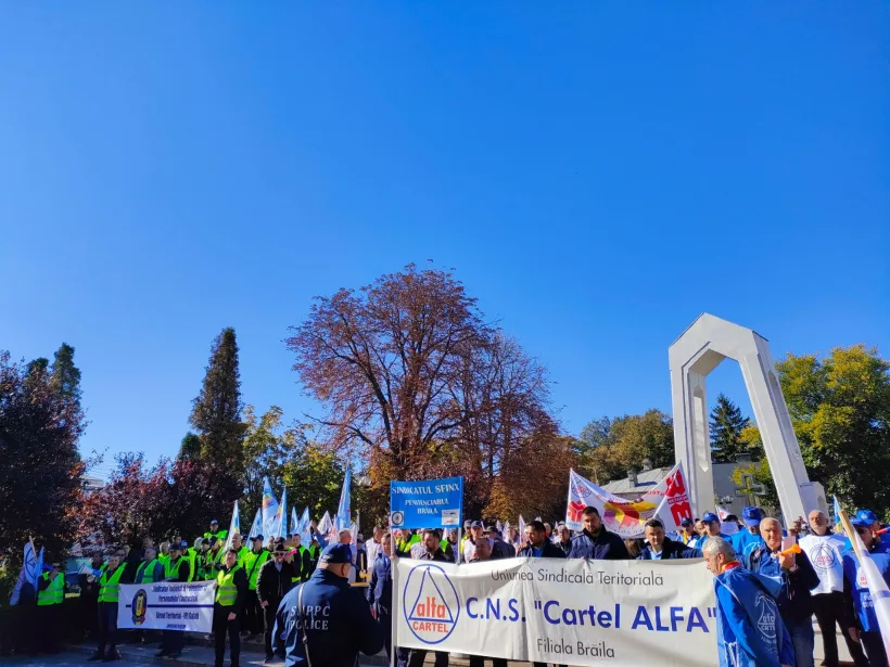 Protest anti-sărăcie cu peste 200 de oameni, la Galați